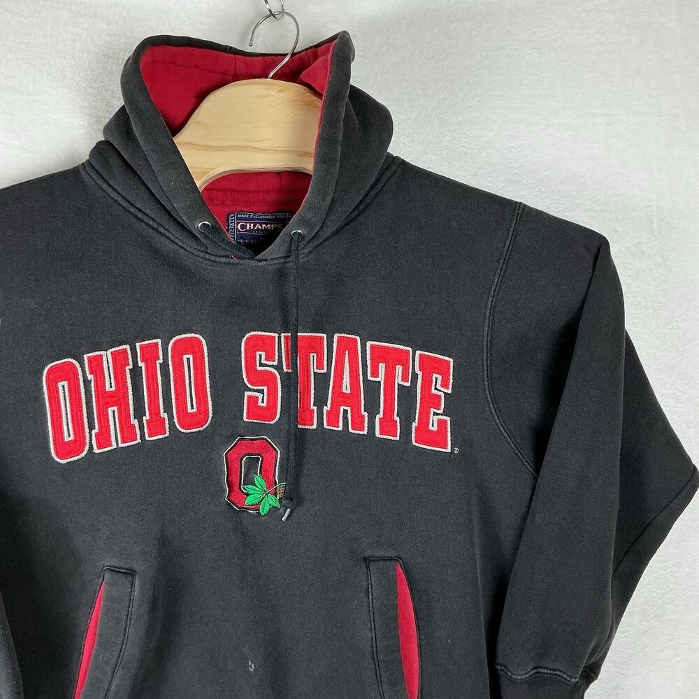 Ohio State Buckeyes Hoodie Sweatshirt Men’s Small Champs Team Edition Black